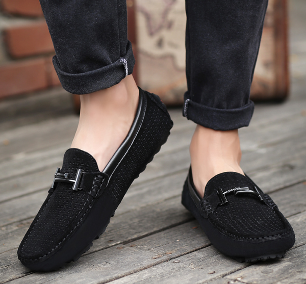 Breathable Men's Shoes Fashion Peas Shoes Men's Driving Shoes